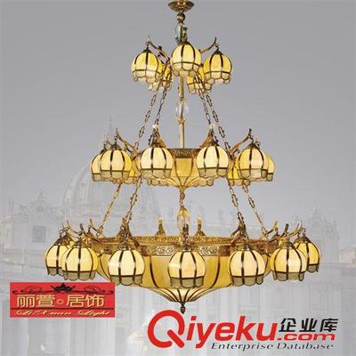 典雅光影，匠心定制——中山古镇丽萱光电美式田园全铜焊锡艺术吊灯系列